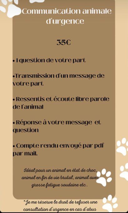 Communication d’urgence 